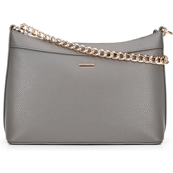 Wittchen Dámska ramenná kabelka z ekokože šedo-zlatá 100-4Y-008-8G 66066352