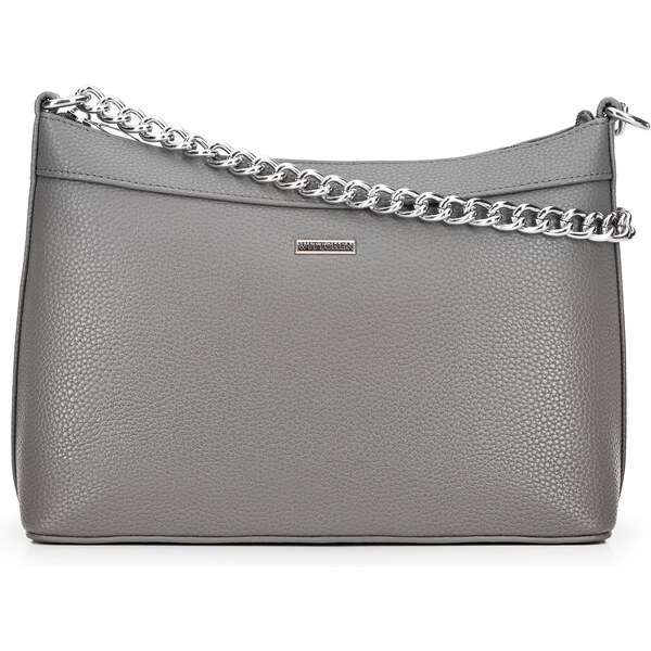 Wittchen Dámska ramenná kabelka z ekokože šedo-strieborná 100-4Y-008 66066353