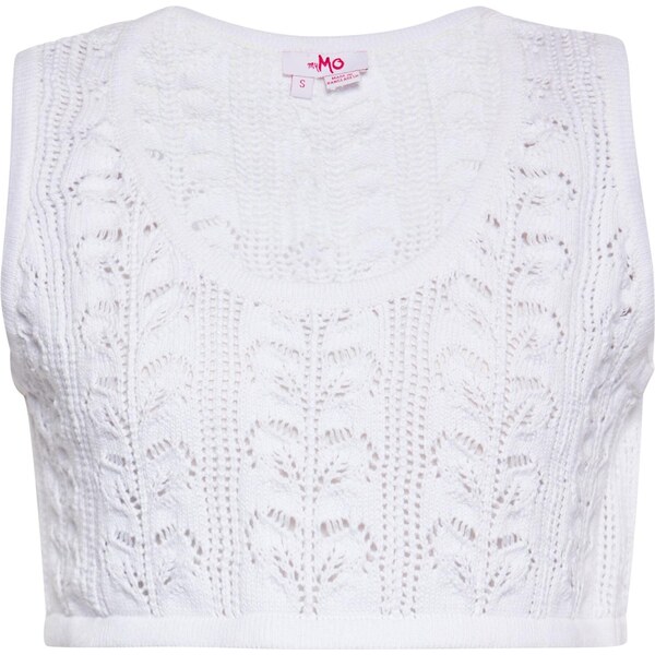 MYMO Vyšívaný top biela 65871626
