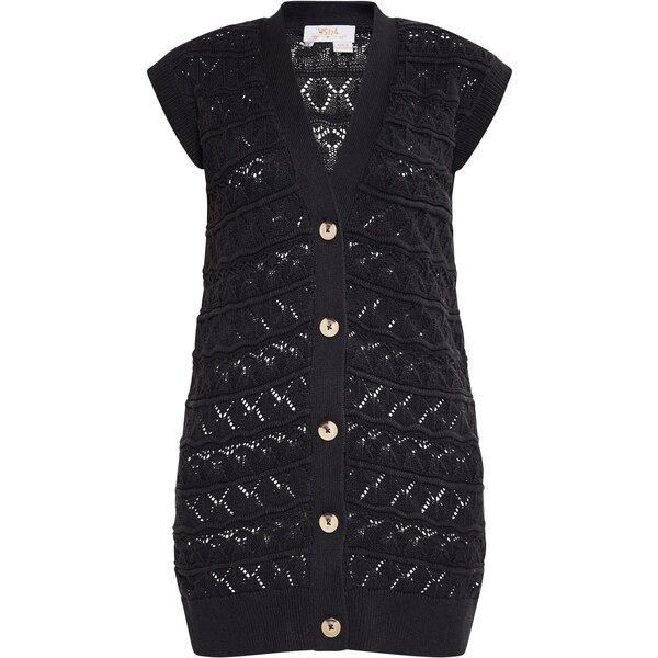 usha FESTIVAL Pletená vesta čierna 63694363