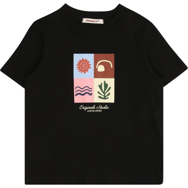 Jack & Jones Junior Tričko JORCANGGU hnedá / trstinová / ružová / 63505965