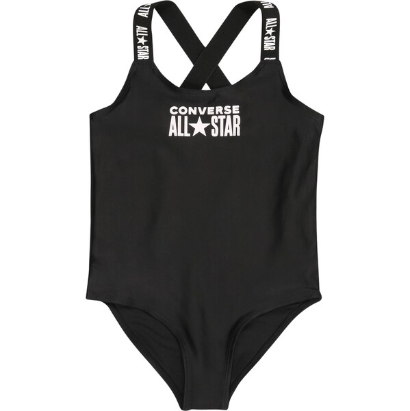 CONVERSE Jednodielne plavky čierna / biela 63556638