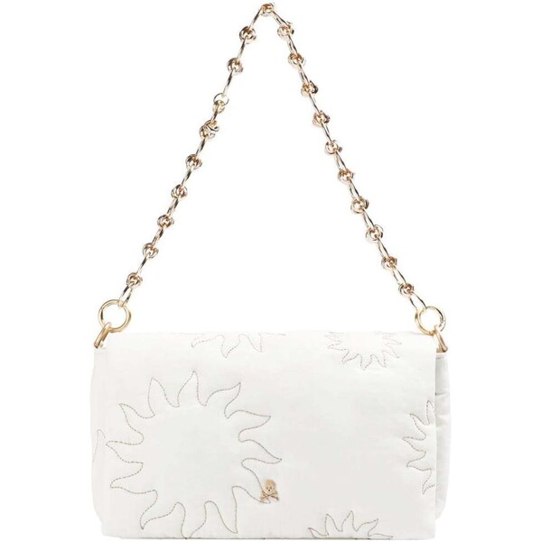 Scalpers Kabelka béžová / biela 66025875