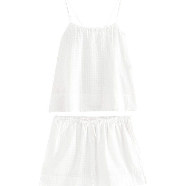 Next Pyžamo Gingham biela 65650112