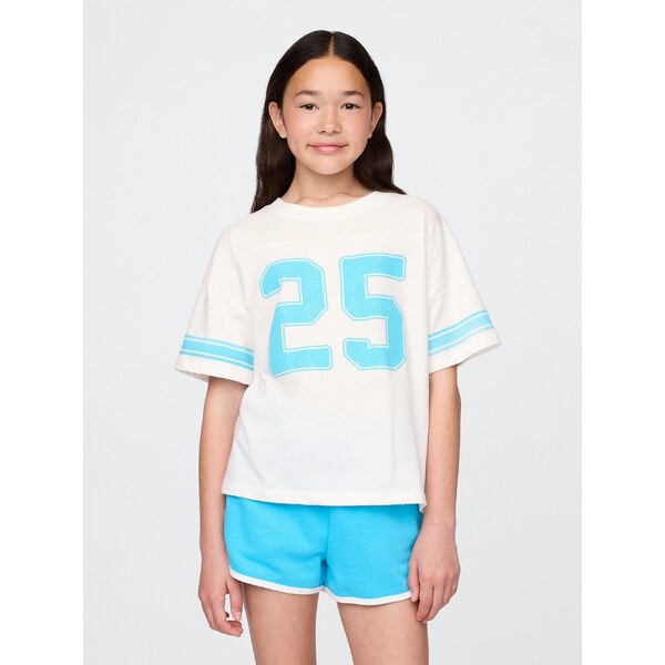 GAP Dievčenské oversize tričko Varsity 780445-01 66265707