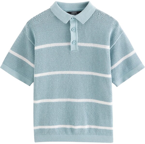 Next Sveter svetlomodrá / biela 64167062