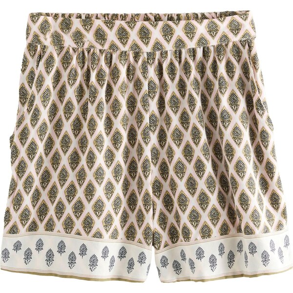 Next Nohavice kaki / rosé / čierna / biela 65877356