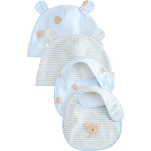 Next Čiapky nebielená / svetlomodrá / hnedá / čierna 65877396