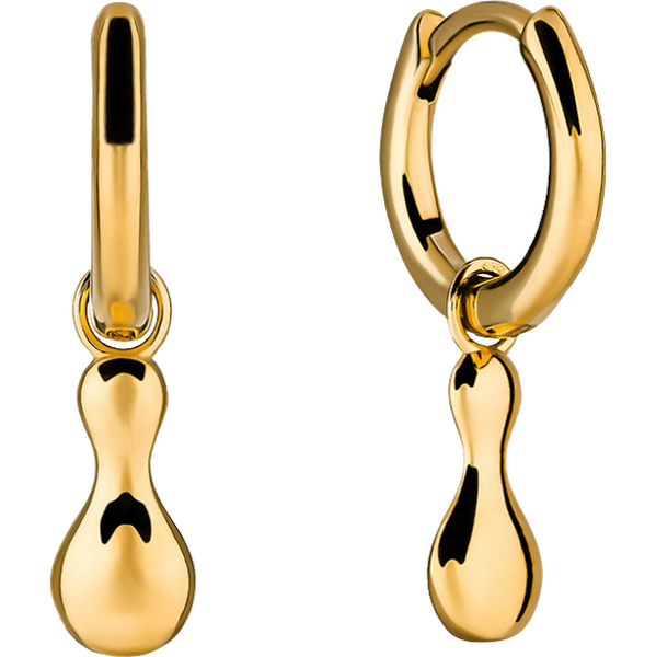 Olivie Strieborné krúžky KVAPKA GOLD 9467 63523331