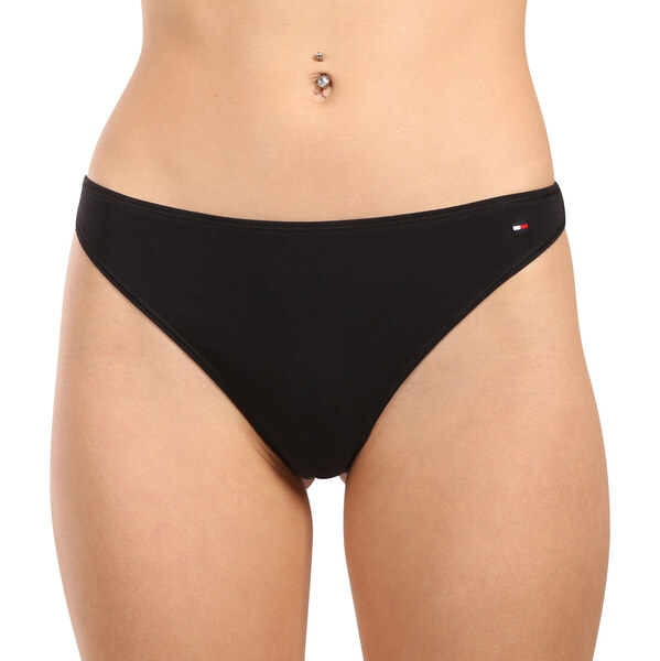 3PACK dámske tangá Tommy Hilfiger čierne (UW0UW05752 0V6) 63524615