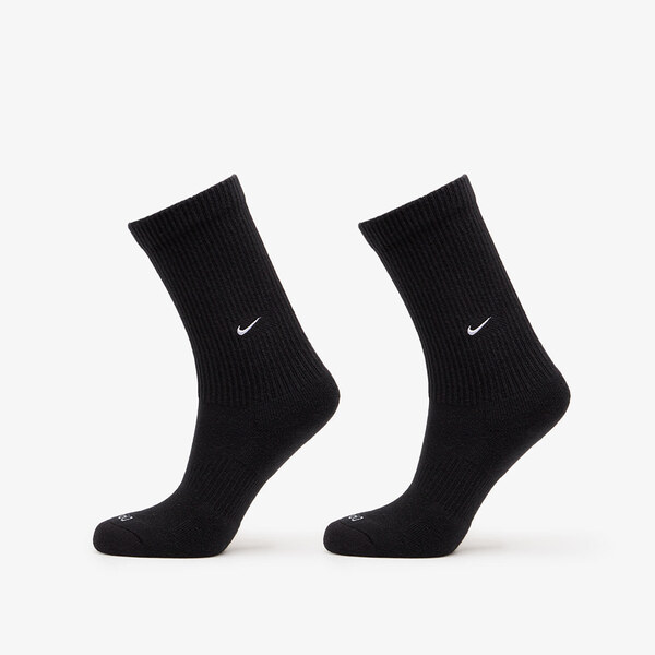 Nike Dri-FIT Everyday Cushioned Crew Socks (2 Pairs) Black/ White XL 63523260