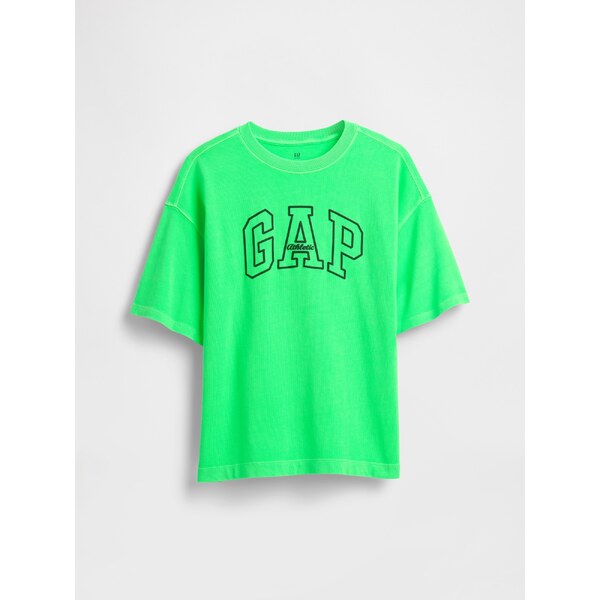 GAP Chlapčenské oversize tričko Heavyweight Athletic Logo 780335-01 66265700