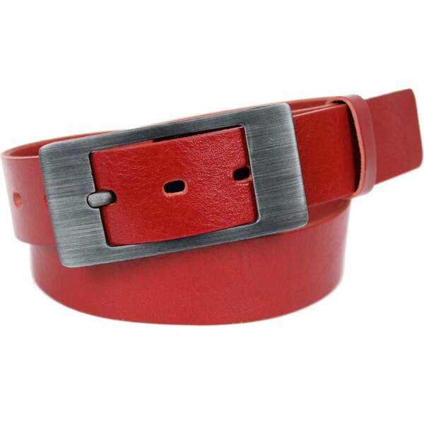 Black Hand Dámsky kožený opasok Black Hand 2056-50 červený 38065163