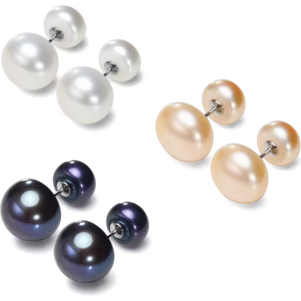 Olivie Oboustranné náušnice PERLY AAA 9549 64818339