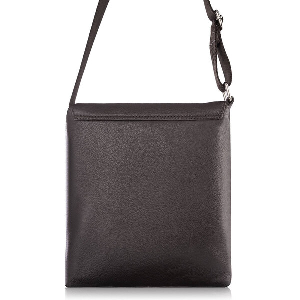 Brodrene Pánska taška cez rameno z pravej kože | hnedá G-03/BROWN 63525622