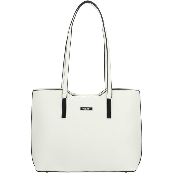 Dámska kabelka na rameno biela - Delami Velvet Aura biela 63589629