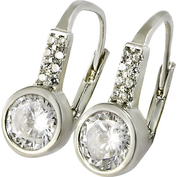 Strieborné náušnice Glare 771 63535326