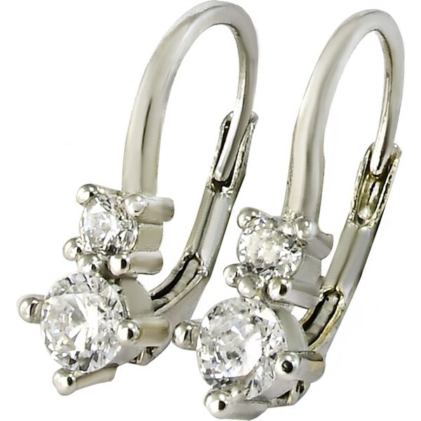 Strieborné náušnice Glare 773 63535328