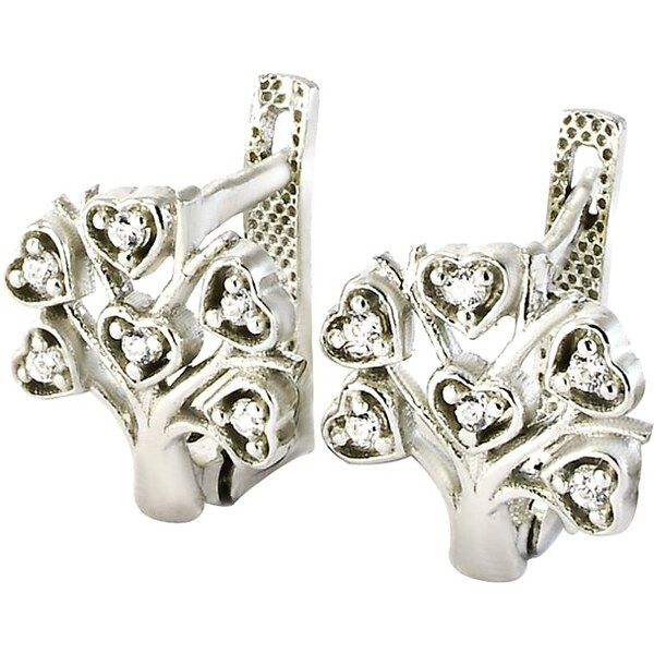 Strieborné náušnice Glare 785 63540184