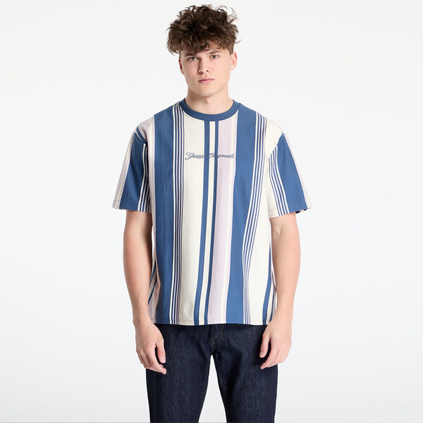 Tričko GUESS Originals Stripe T-Shirt Wisteria Petal Strip M 63540951