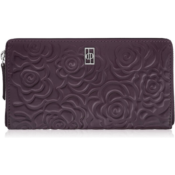 Paolo Peruzzi Dámska peňaženka z prírodnej kože s kvetinovým vzorom | 63540166
