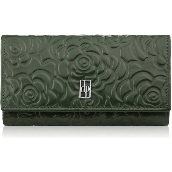 Paolo Peruzzi Dámska kožená peňaženka s kvetinovým vzorom a RFID 63540168