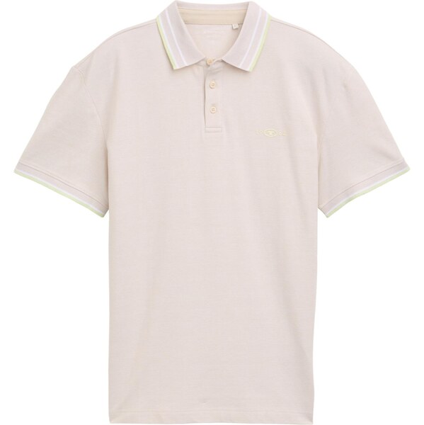 TOM TAILOR Tričko svetlobéžová / pastelovo žltá / biela 63545974