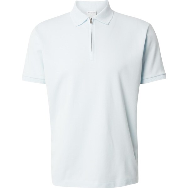 SELECTED Tričko SLHFAVE pastelovo modrá 63546294