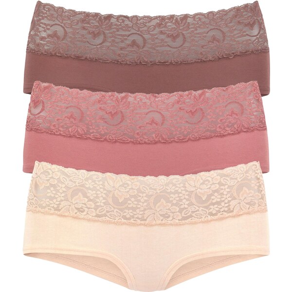 VIVANCE Nohavičky farba lesného ovocia / púdrová / burgundská 63681834