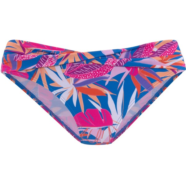 BUFFALO Bikinové nohavičky modrá / fialová / homárová / tmavoružová 65643957