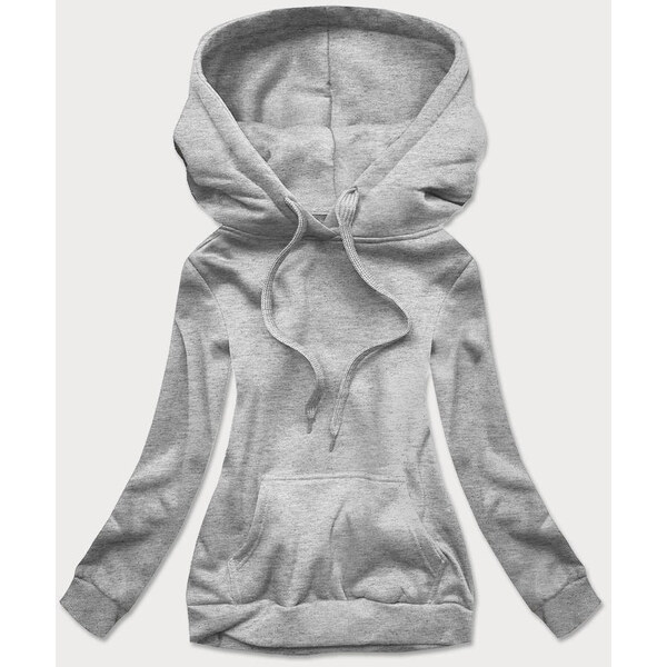 J.STYLE Dámska sivá mikina (W02-2) 26631173