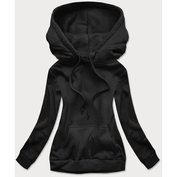 J.STYLE Čierna dámska tepláková mikina (W02-3) 27776502