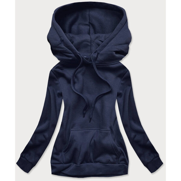 J.STYLE Tmavomodrá dámska tepláková mikina (W02-25) 35655829