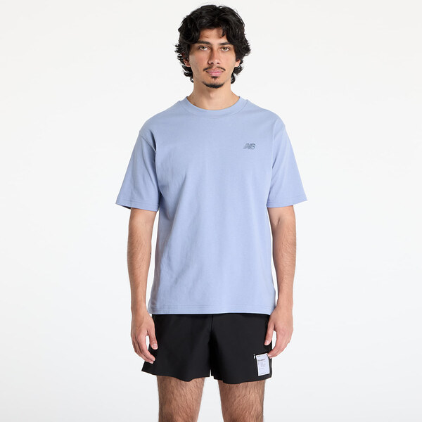 Tričko New Balance Athletics Cotton T-Shirt Dusk Shower M 63552204