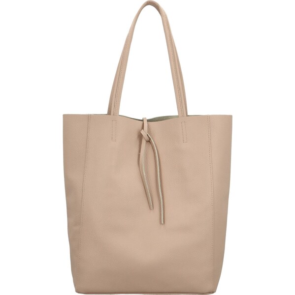 Dámska kožená kabelka cez rameno staroružová - Delami Vera Pelle 53478368