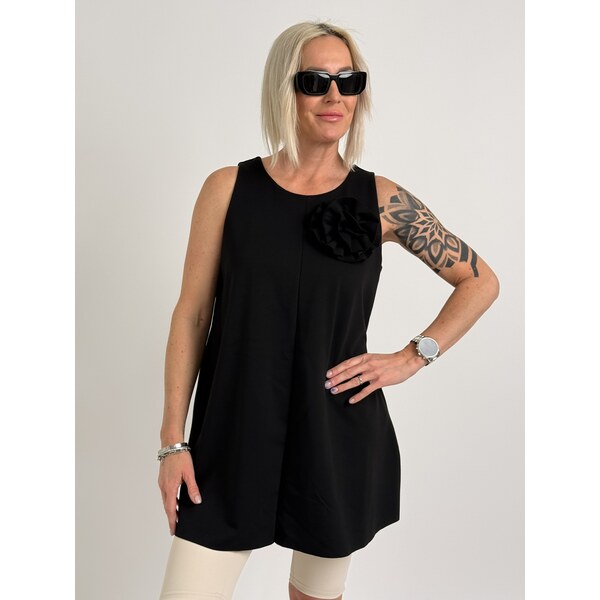 Voga Móda Čierna tunika AURA 63553755