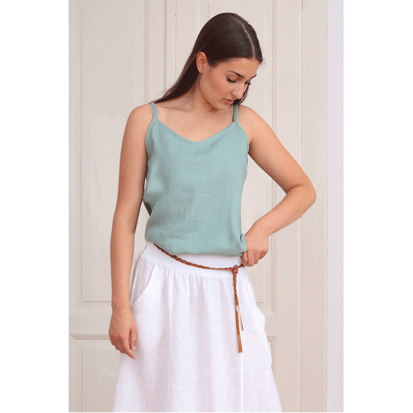 Autorské tielko Lotika zo 100% konope 63553846