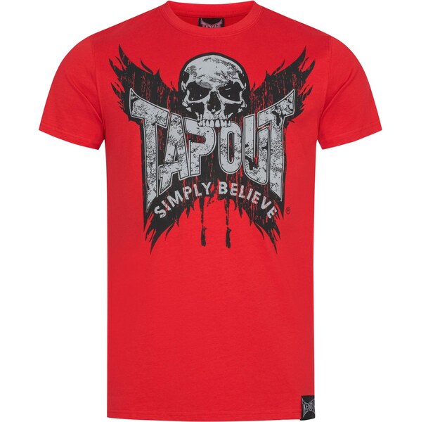 Tapout Tričko Creston sivá / červená / čierna 63956515