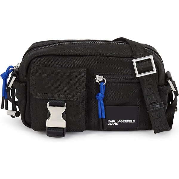 KARL LAGERFELD JEANS Taška cez rameno modrá / čierna / biela 63556321
