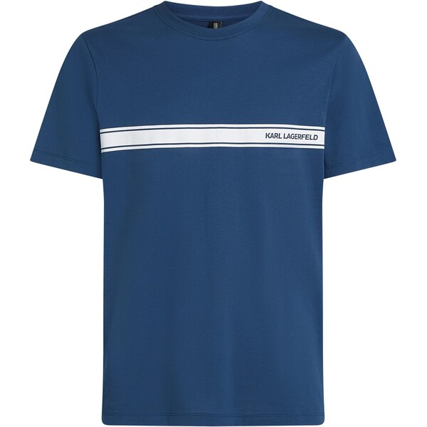 Karl Lagerfeld Tričko tmavomodrá / biela 63556354