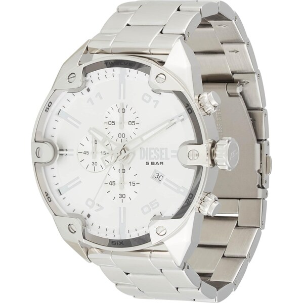 DIESEL Analógové hodinky strieborná 64865893