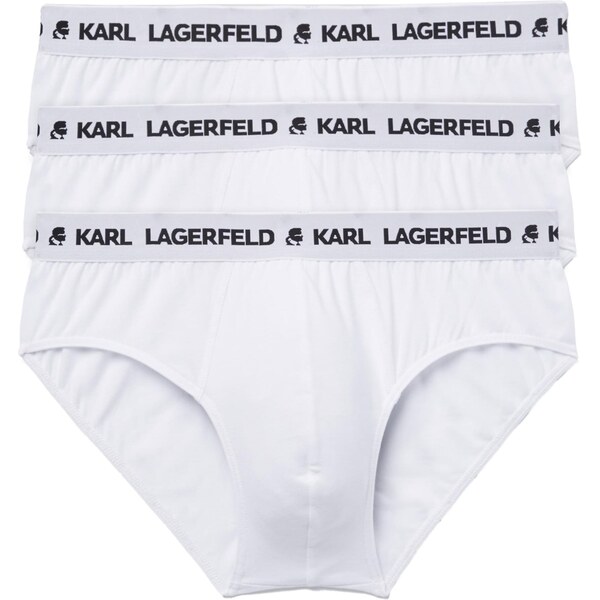 Karl Lagerfeld Boxerky čierna / biela 63556417