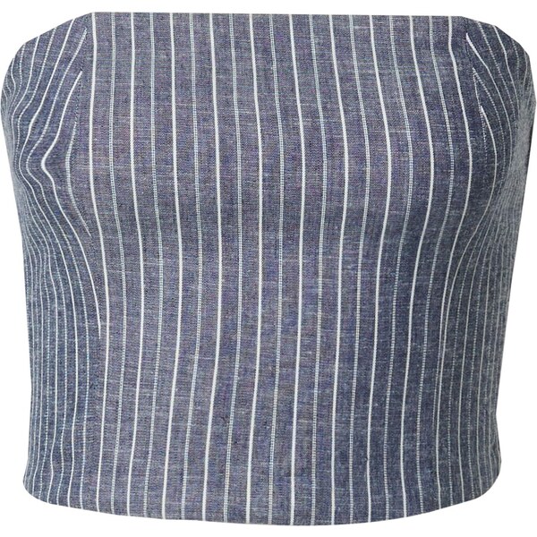 RÆRE by Lorena Rae Top zafírová / biela 63556518