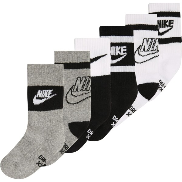 Nike Sportswear Ponožky sivá / čierna / biela 63556708