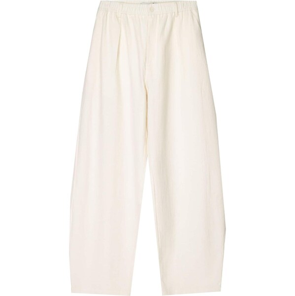 Bershka Chino nohavice šedobiela 66025932