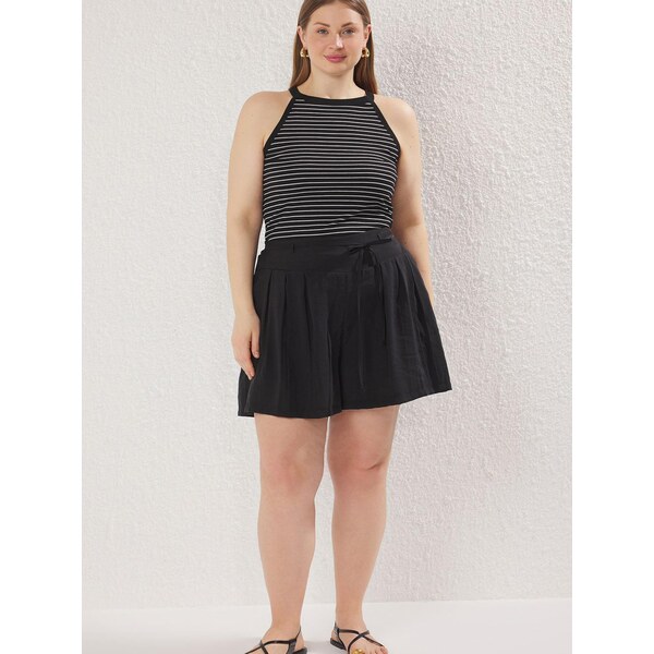 Trendyol Curve Nohavice čierna 63556560