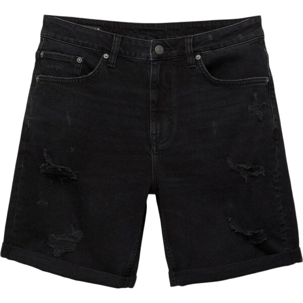 Pull&Bear Džínsy čierny denim 64293835