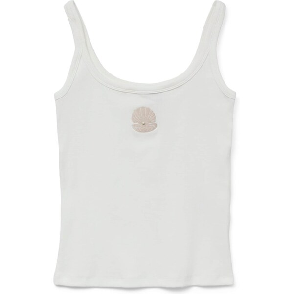 VERO MODA Top VMDiana telová / biela 63594377