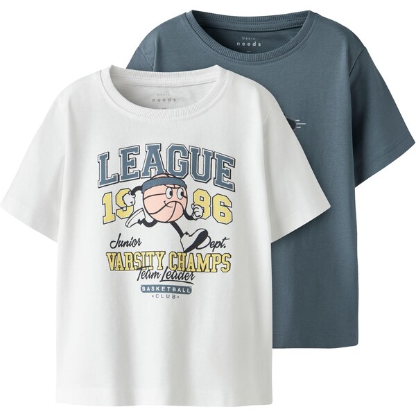 NAME IT Tričko NMMVICTOR zafírová / žltá / čierna / biela 63570932