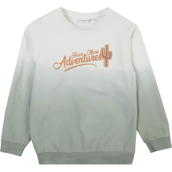 NAME IT Mikina NMMHAKKI sivá / oranžová / biela 63571019